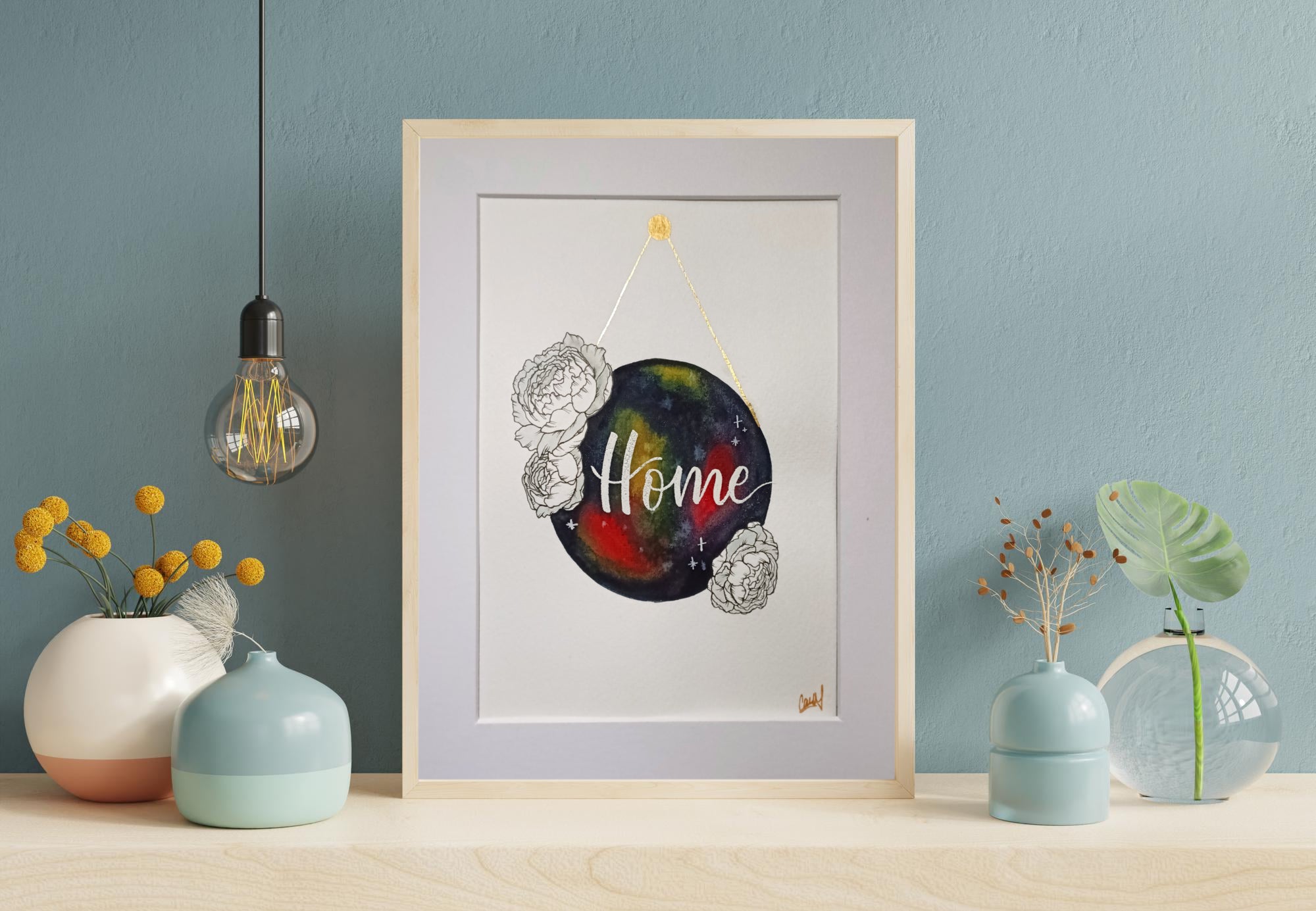 Home - Original Multimedia Illustration