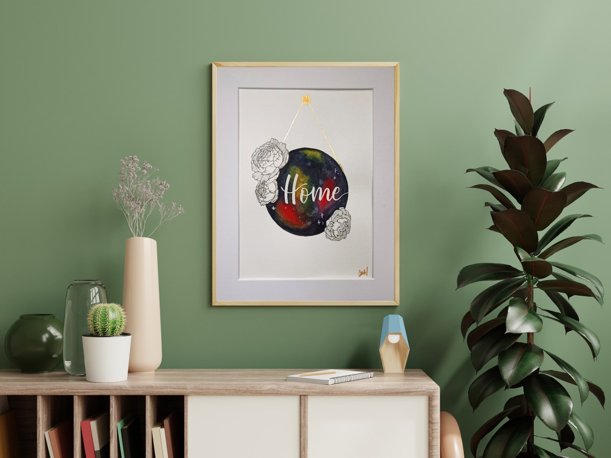 Home - Original Multimedia Illustration