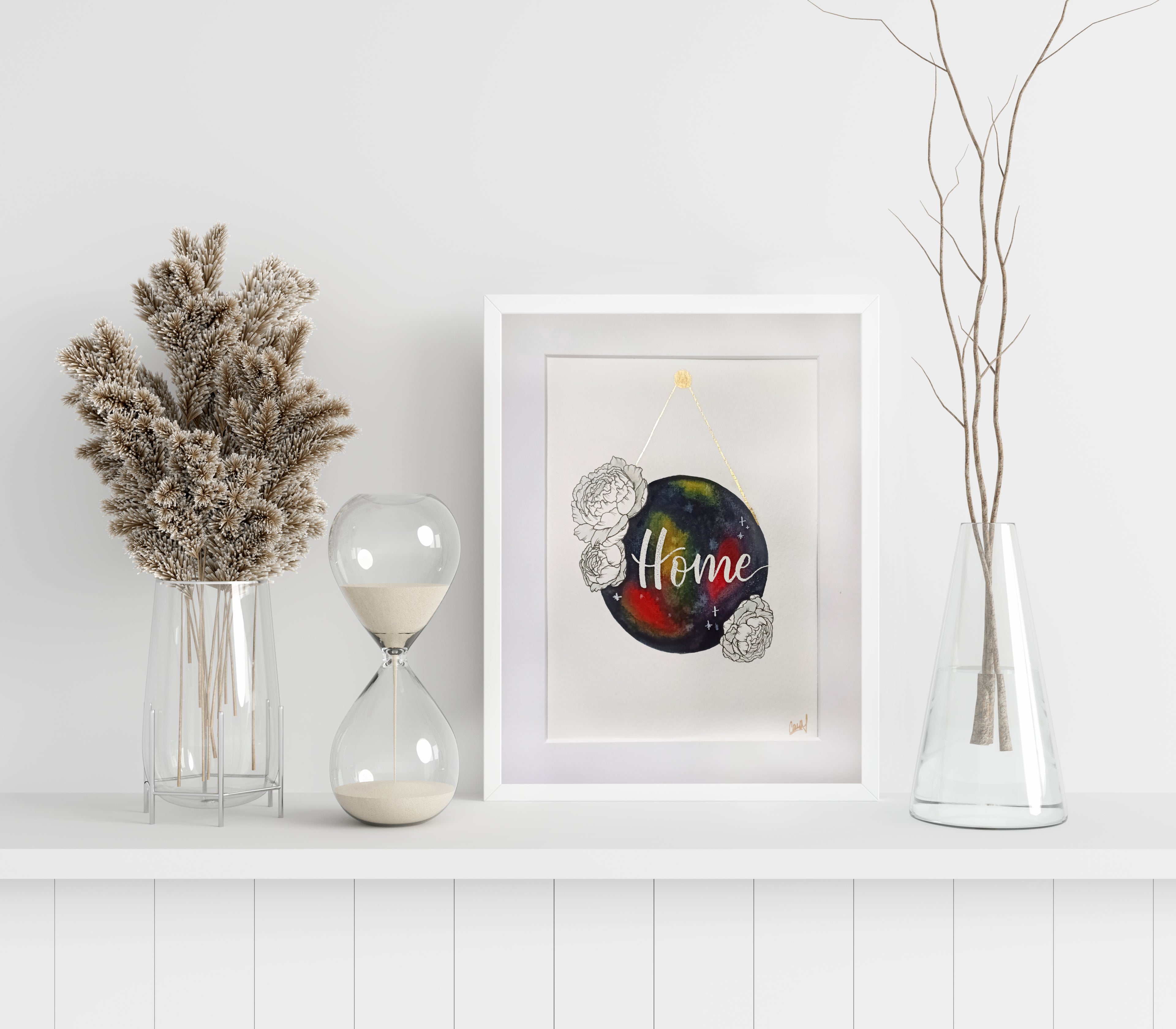 Home - Original Multimedia Illustration