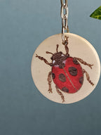 Ladybird Insect Keyring