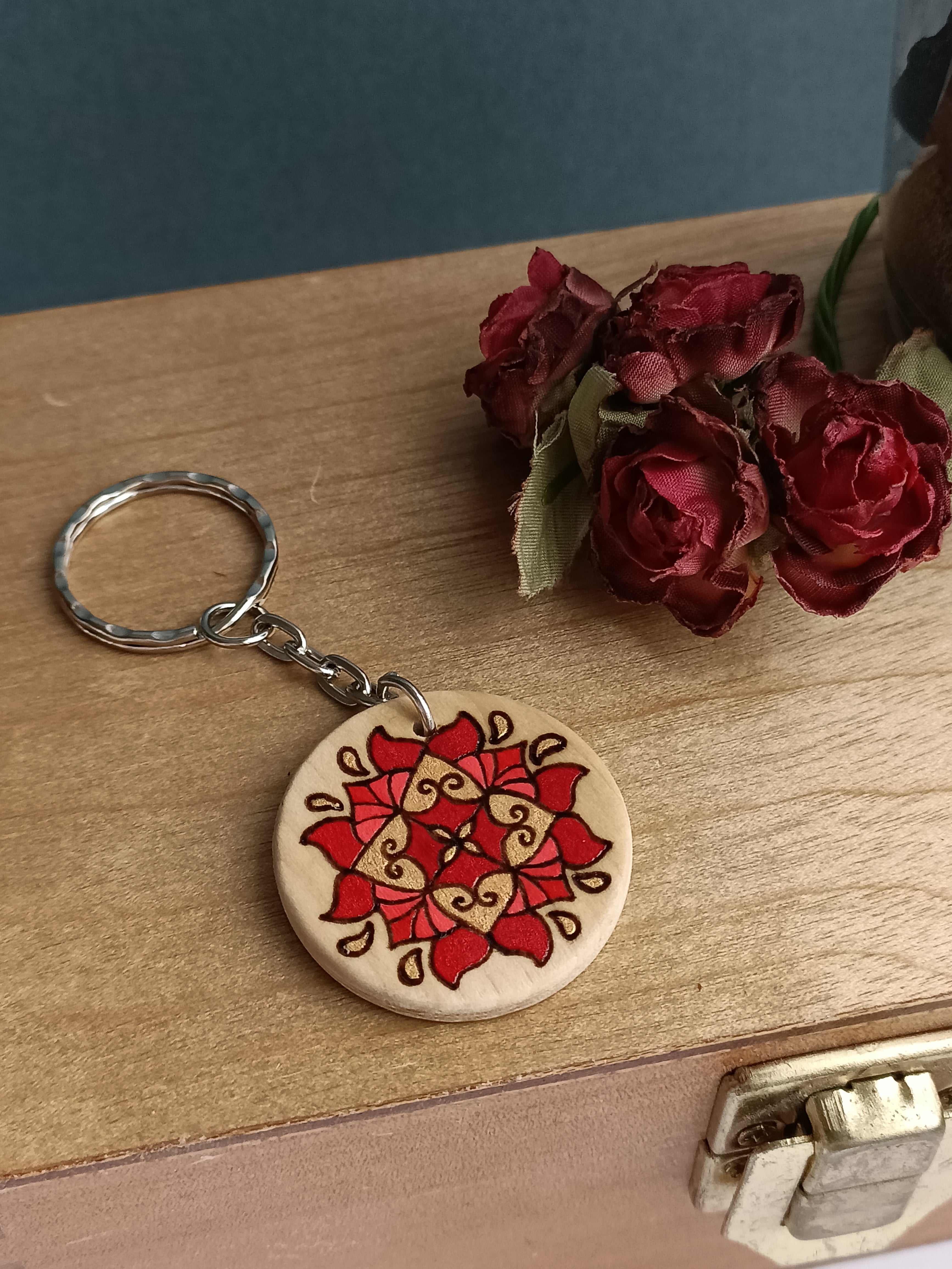 Mandala Keyring