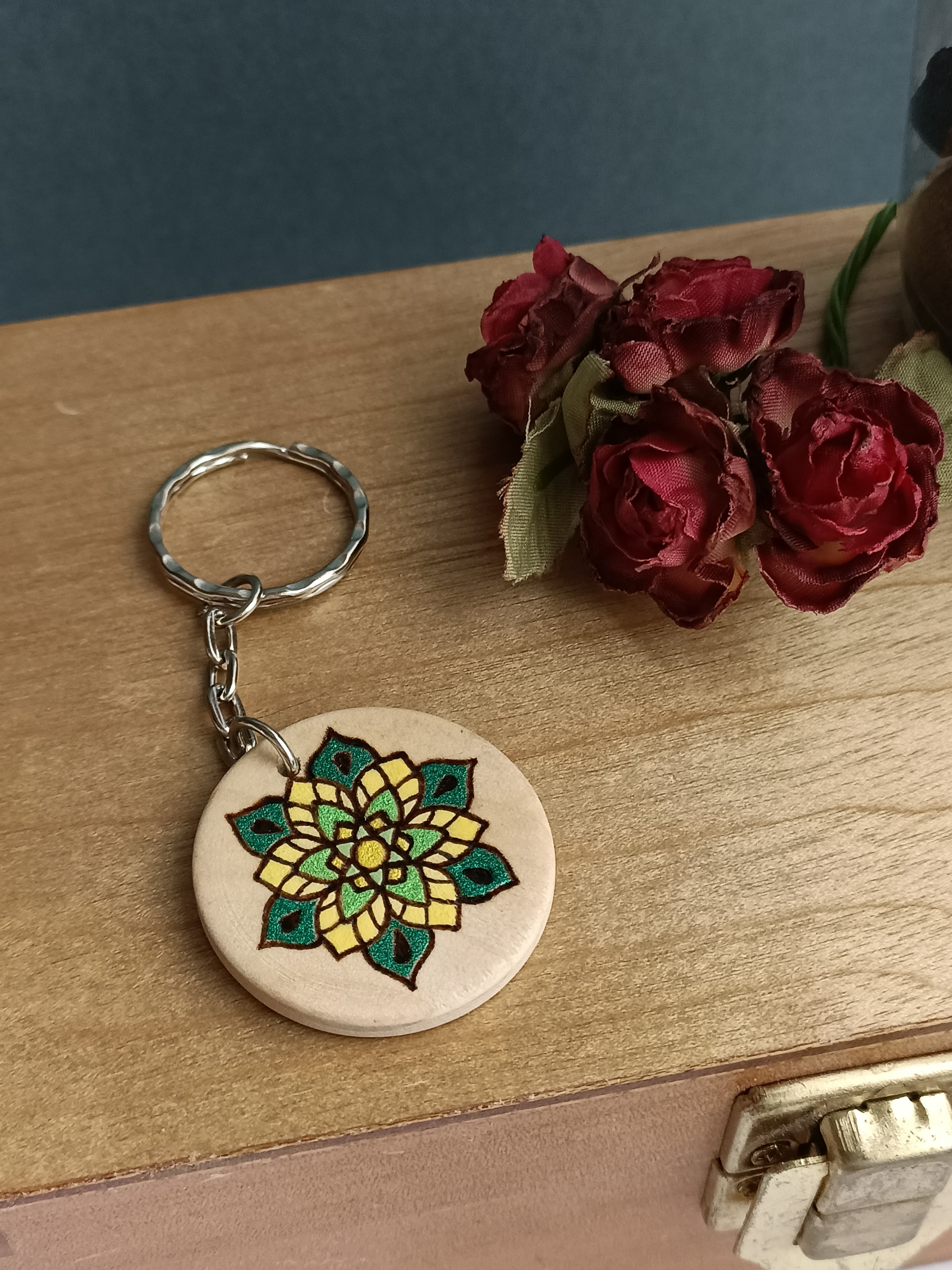 Mandala Keyring