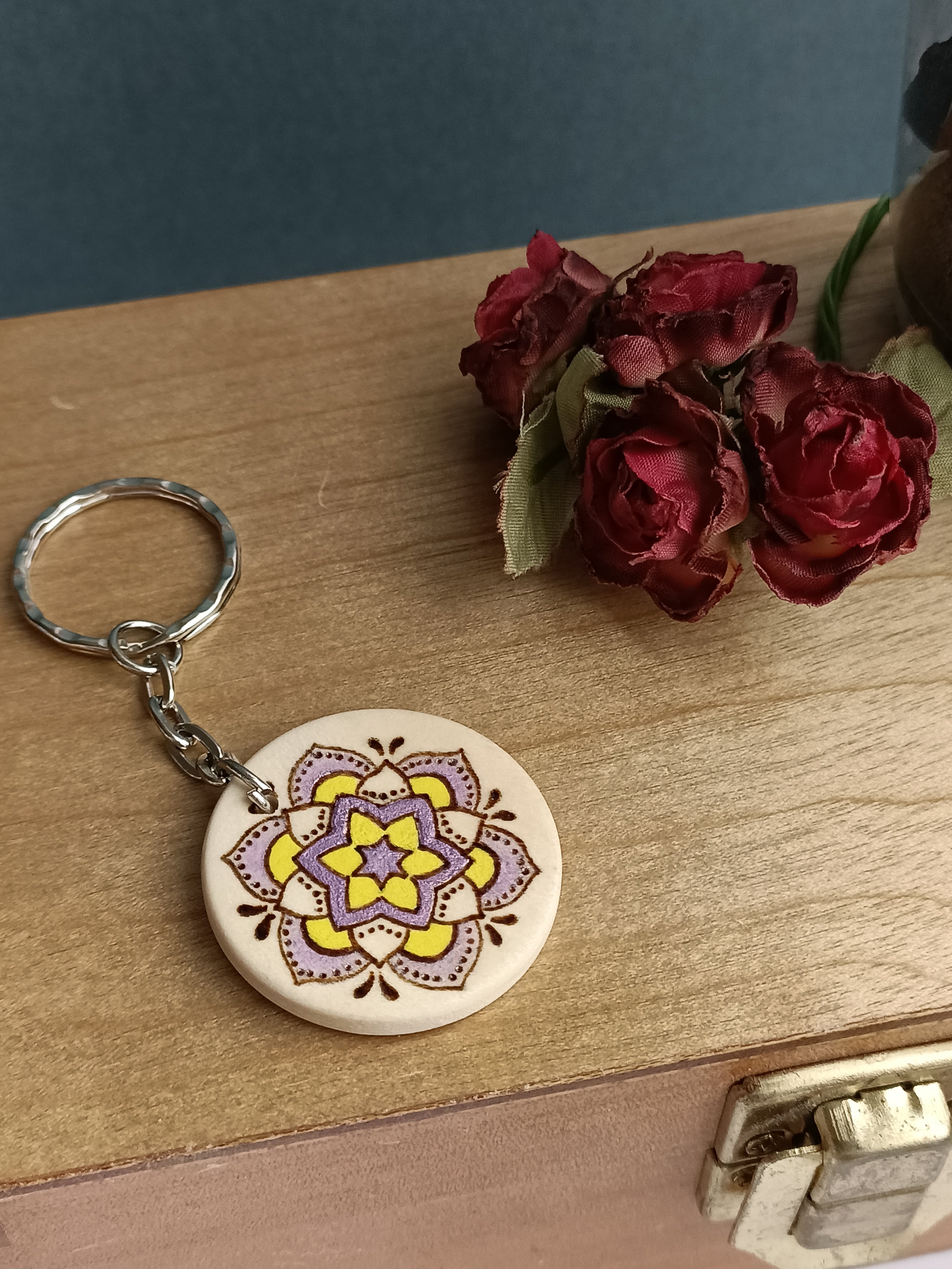 Mandala Keyring