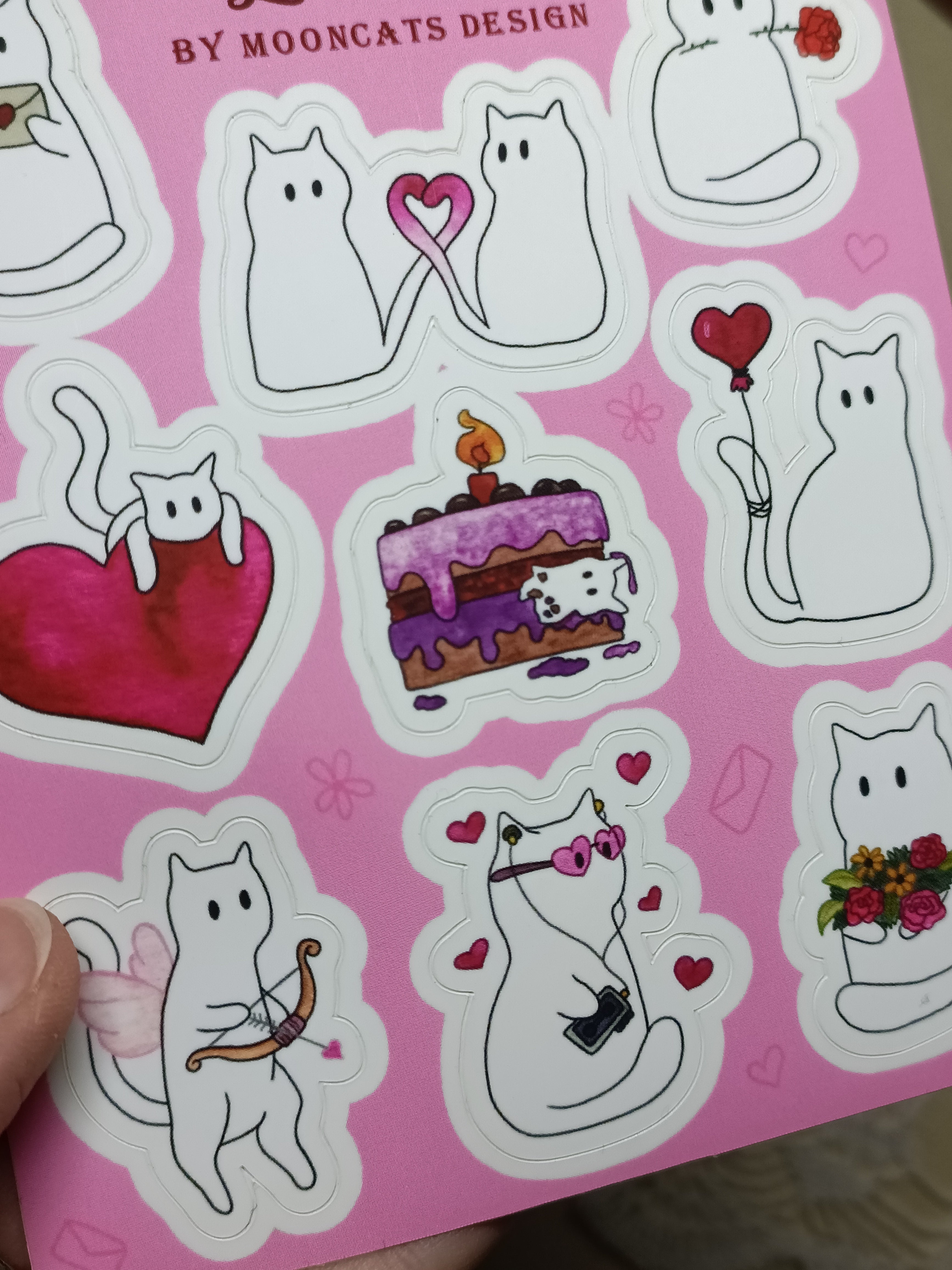 Love Cats Sticker Sheet