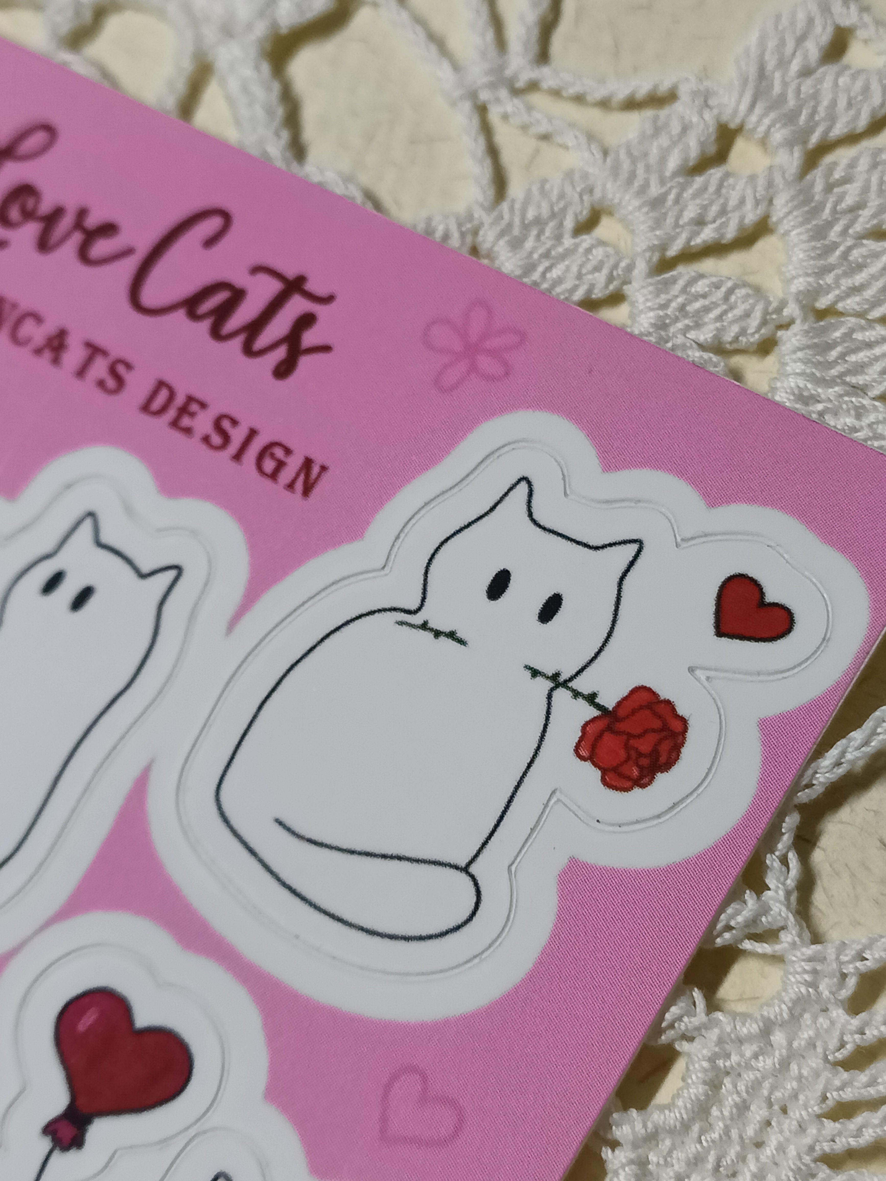 Love Cats Sticker Sheet