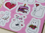 Love Cats Sticker Sheet