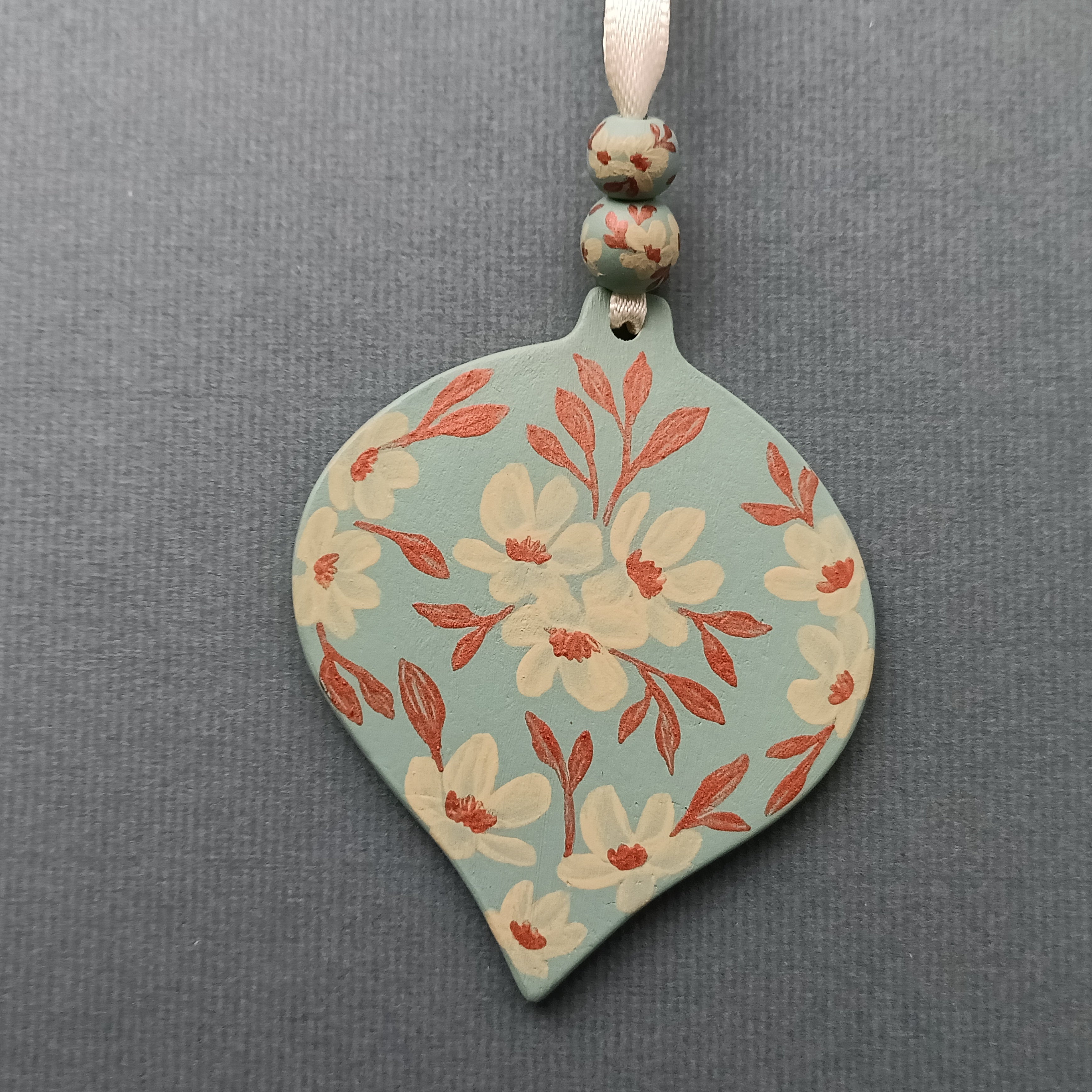 Sage Bauble - Clay Ornament