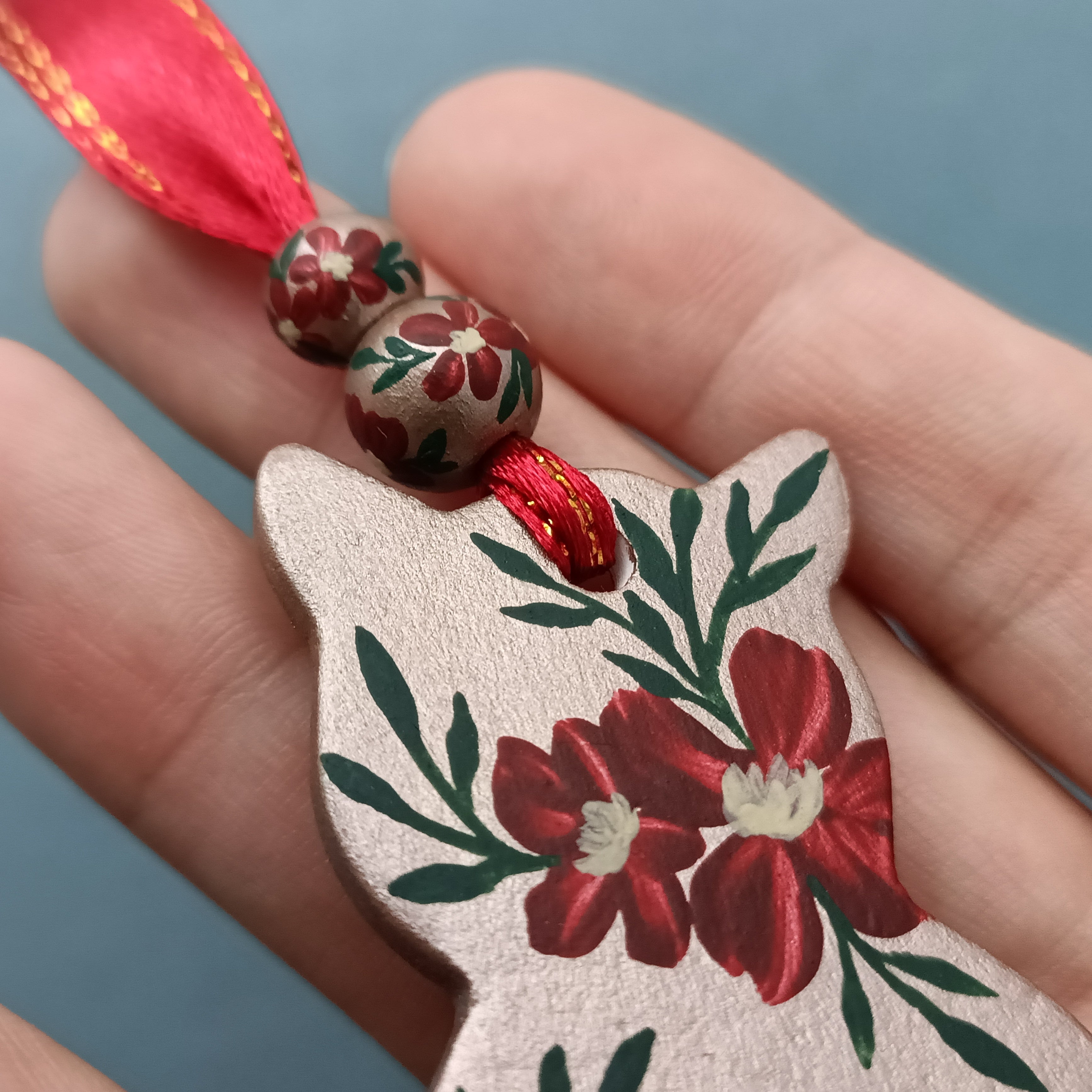 Classic Cat - Clay Ornament