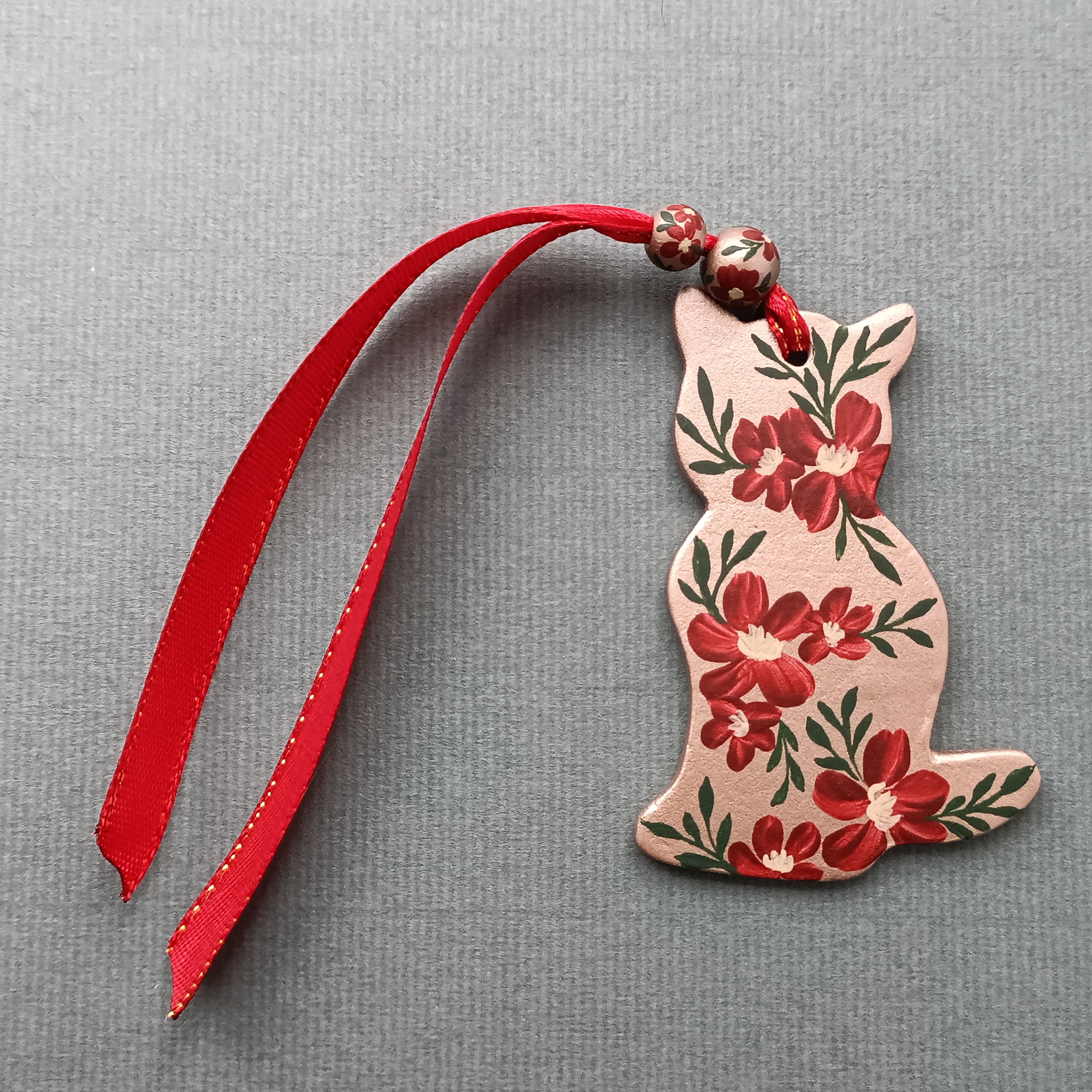 Classic Cat - Clay Ornament