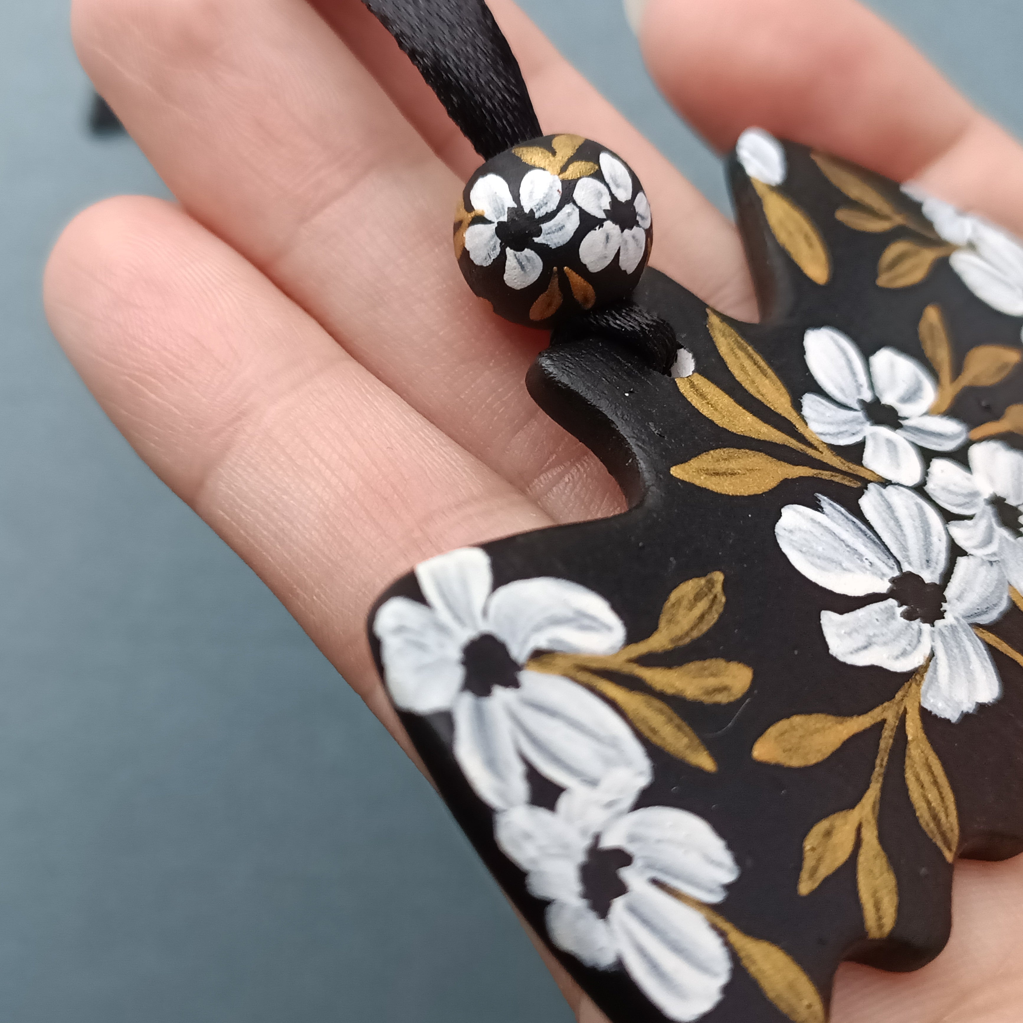 Gold Bat - Clay Ornament