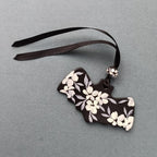 Silver Bat - Clay Ornament
