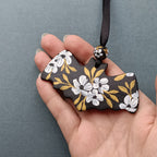 Gold Bat - Clay Ornament