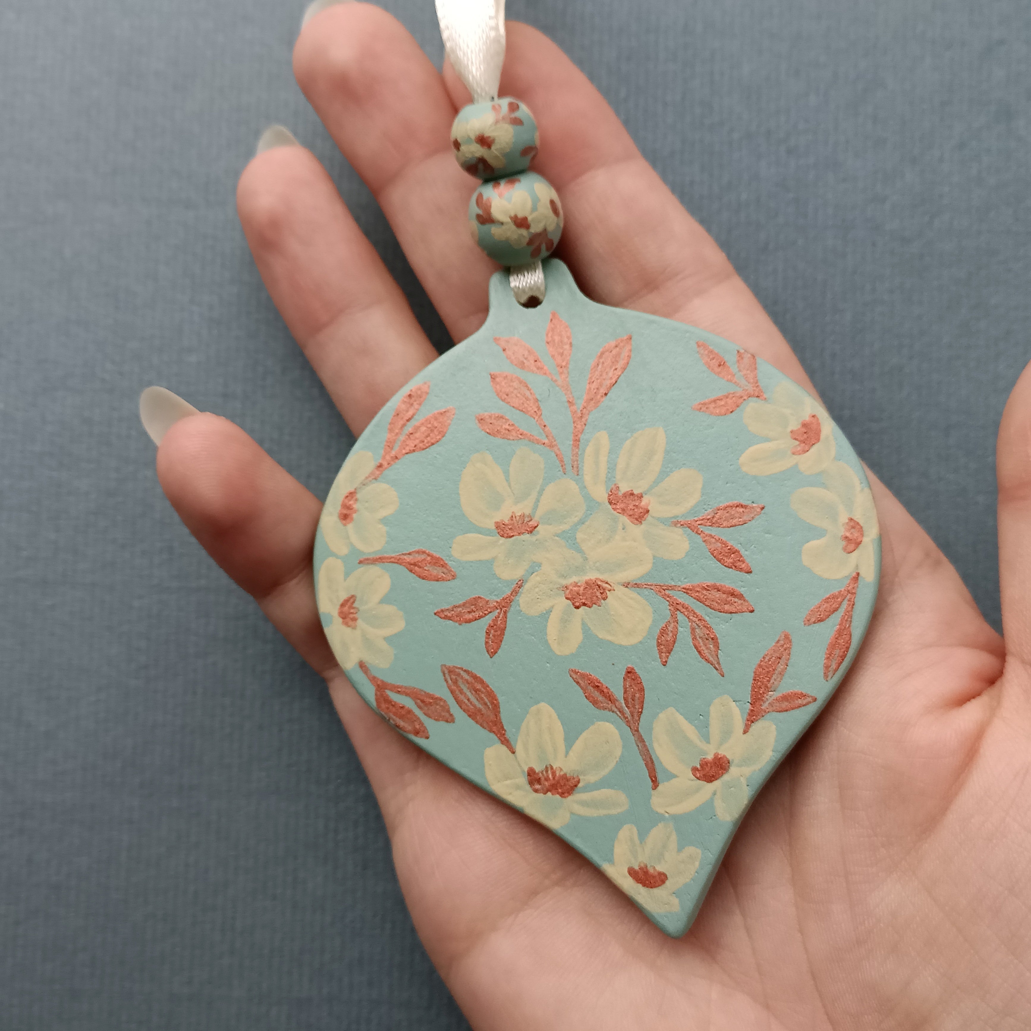 Sage Bauble - Clay Ornament