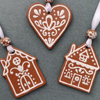 Gingerbread House 1 - Clay Ornament