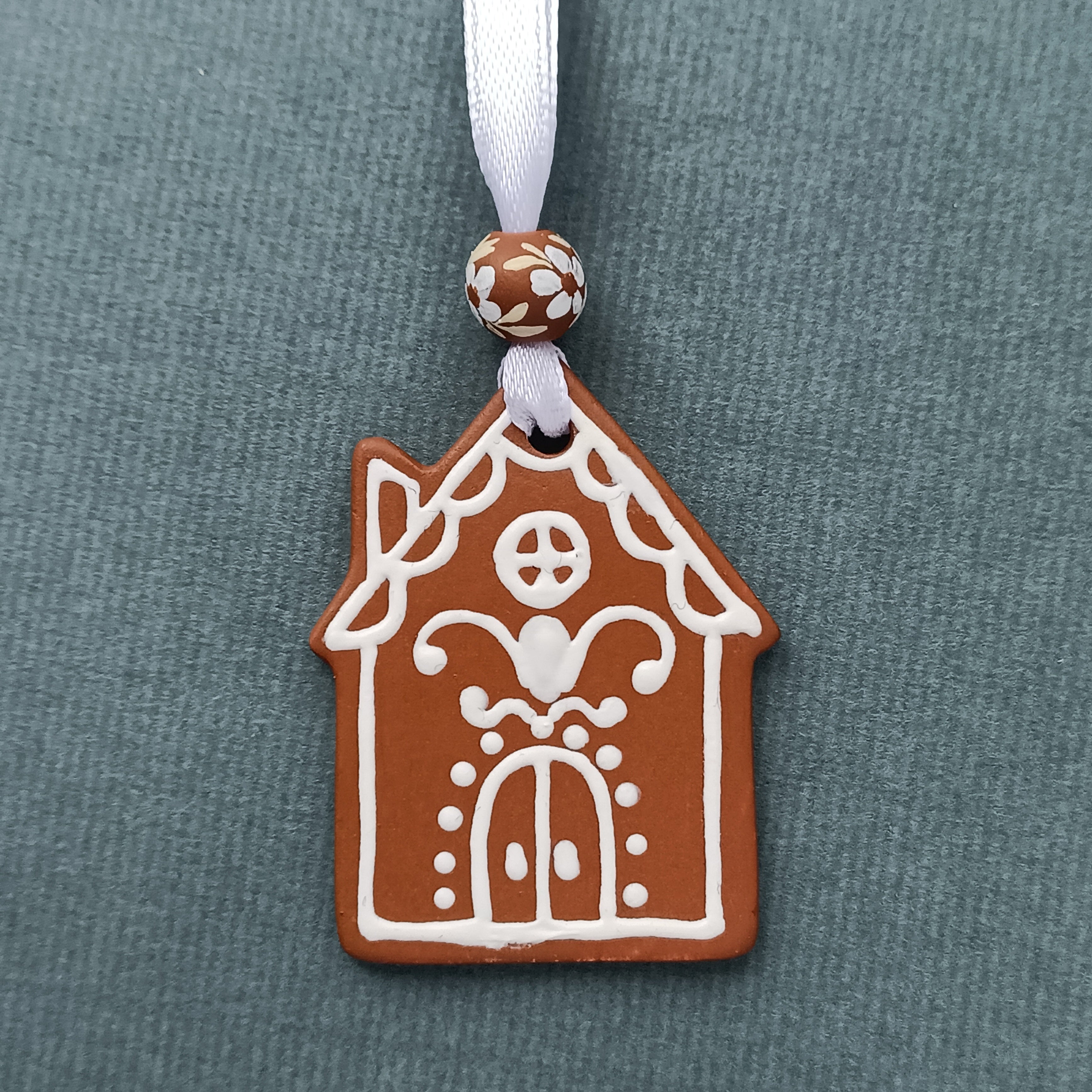 Gingerbread House 1 - Clay Ornament