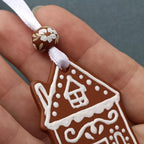 Gingerbread House 2 - Clay Ornament