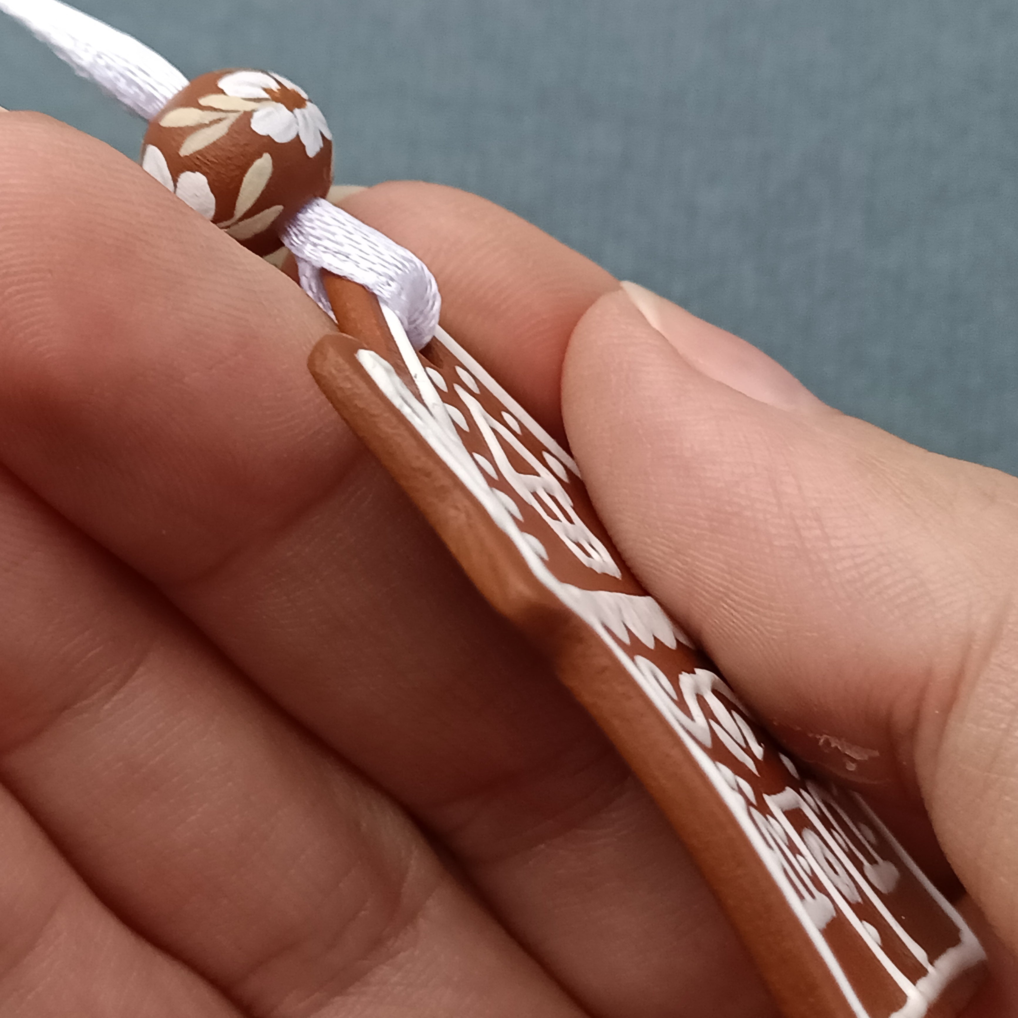 Gingerbread House 2 - Clay Ornament