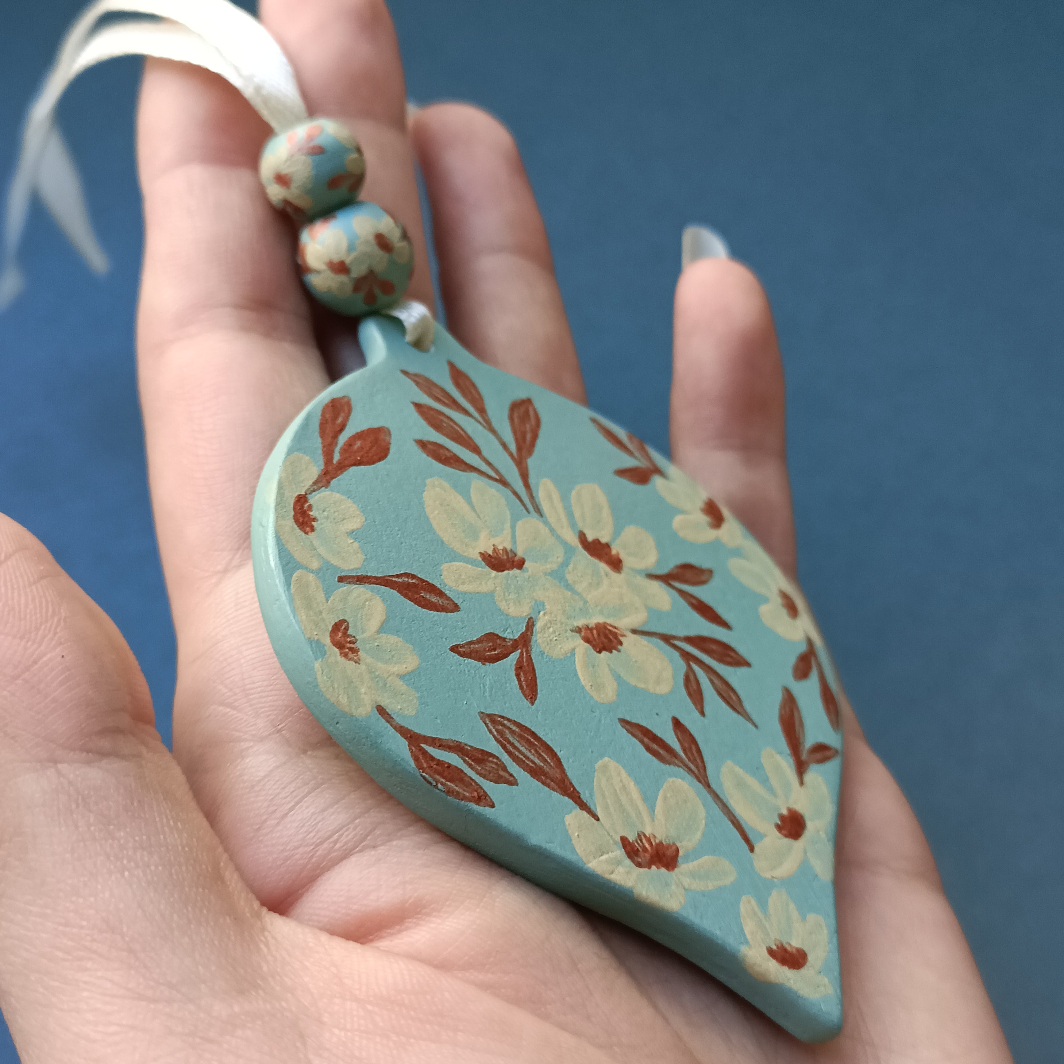 Sage Bauble - Clay Ornament