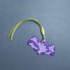Purple Bat - Clay Ornament
