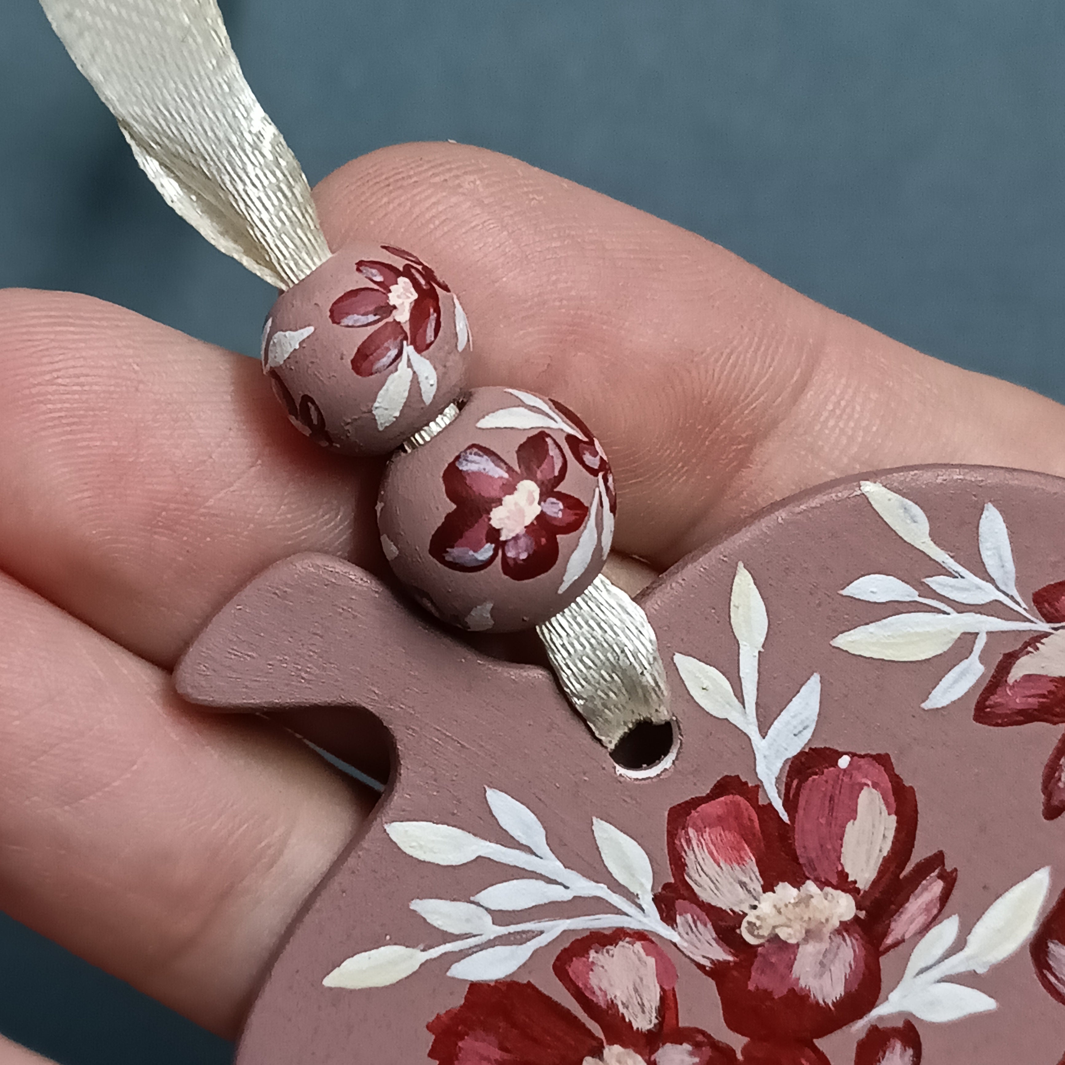 Earthen Pumpkin - Clay Ornament