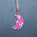Pink Moon - Clay Ornament