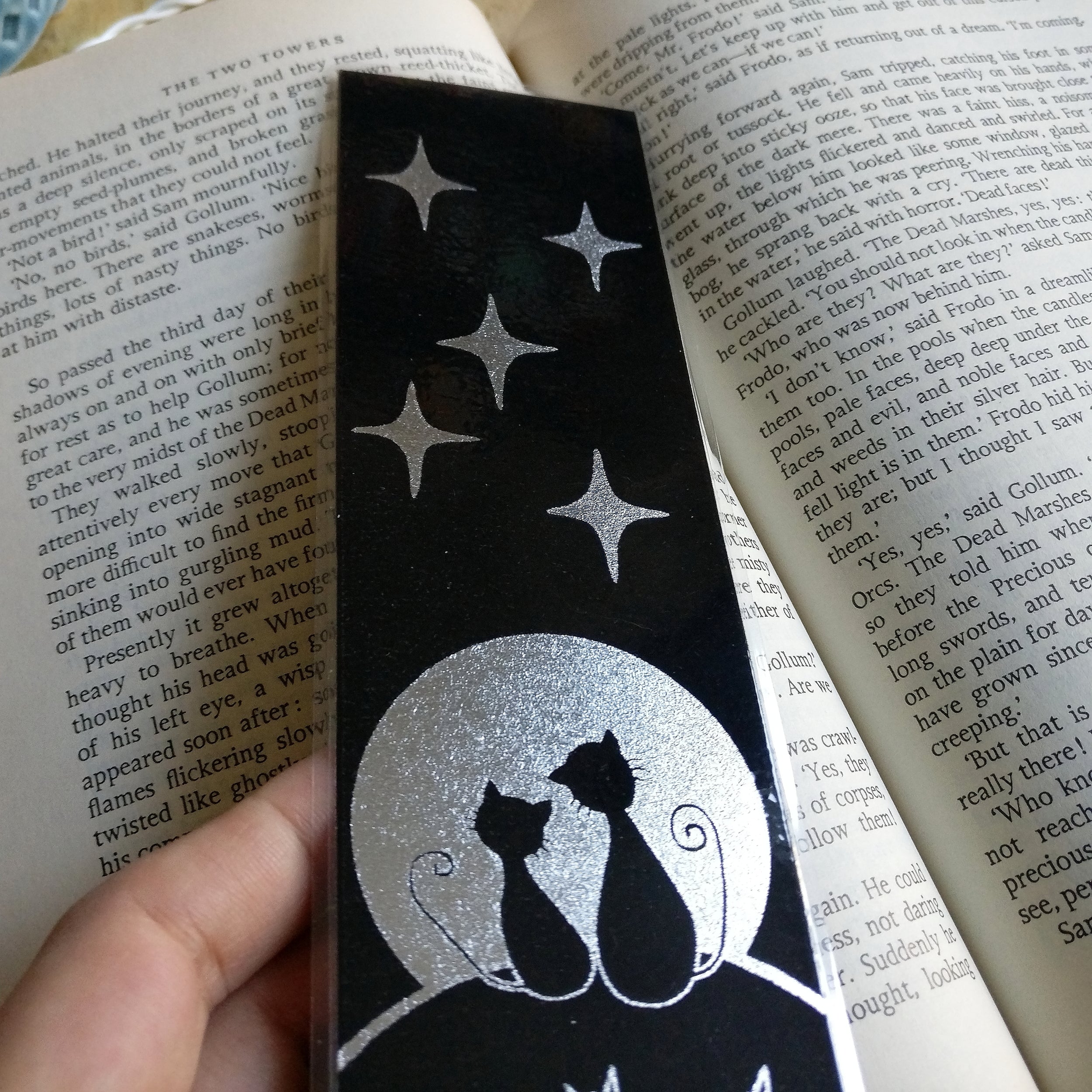 Night Sky Cats Bookmarks - Foiled