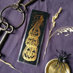 Pumpkin Trio Bookmark - Foiled