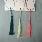Tassel Tail Cat Bookmark - Foiled
