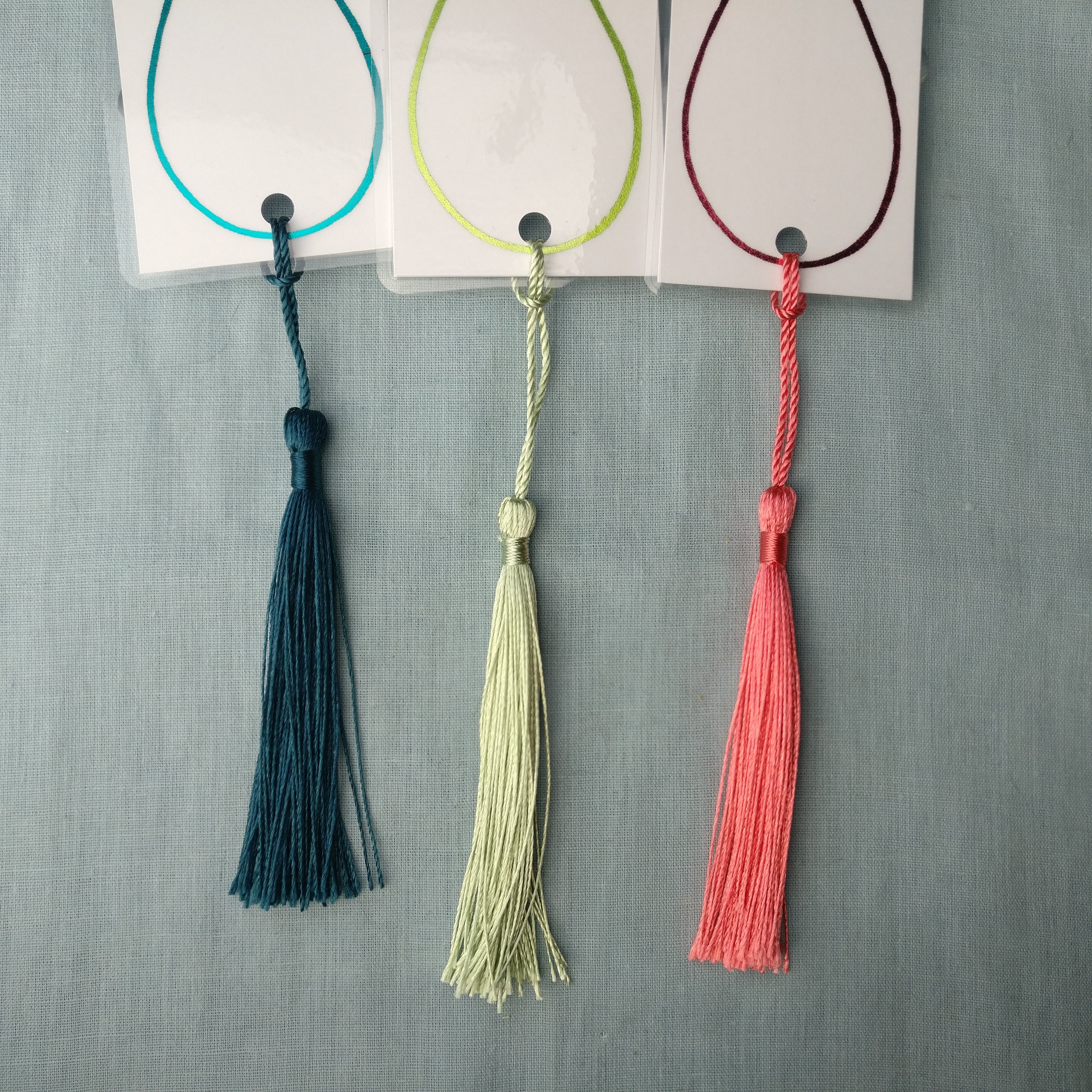 Tassel Tail Cat Bookmark - Foiled