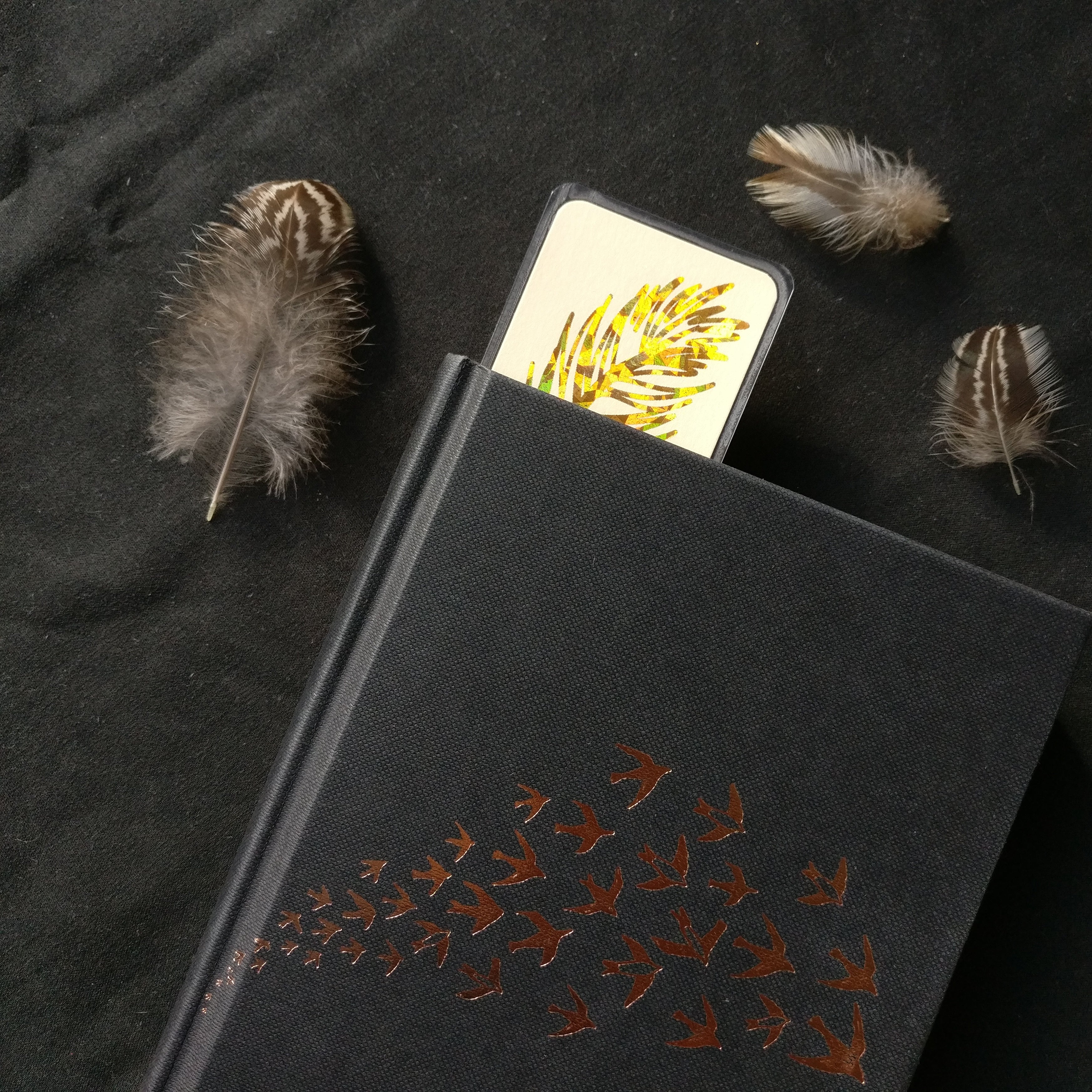 Foil Feather Bookmark