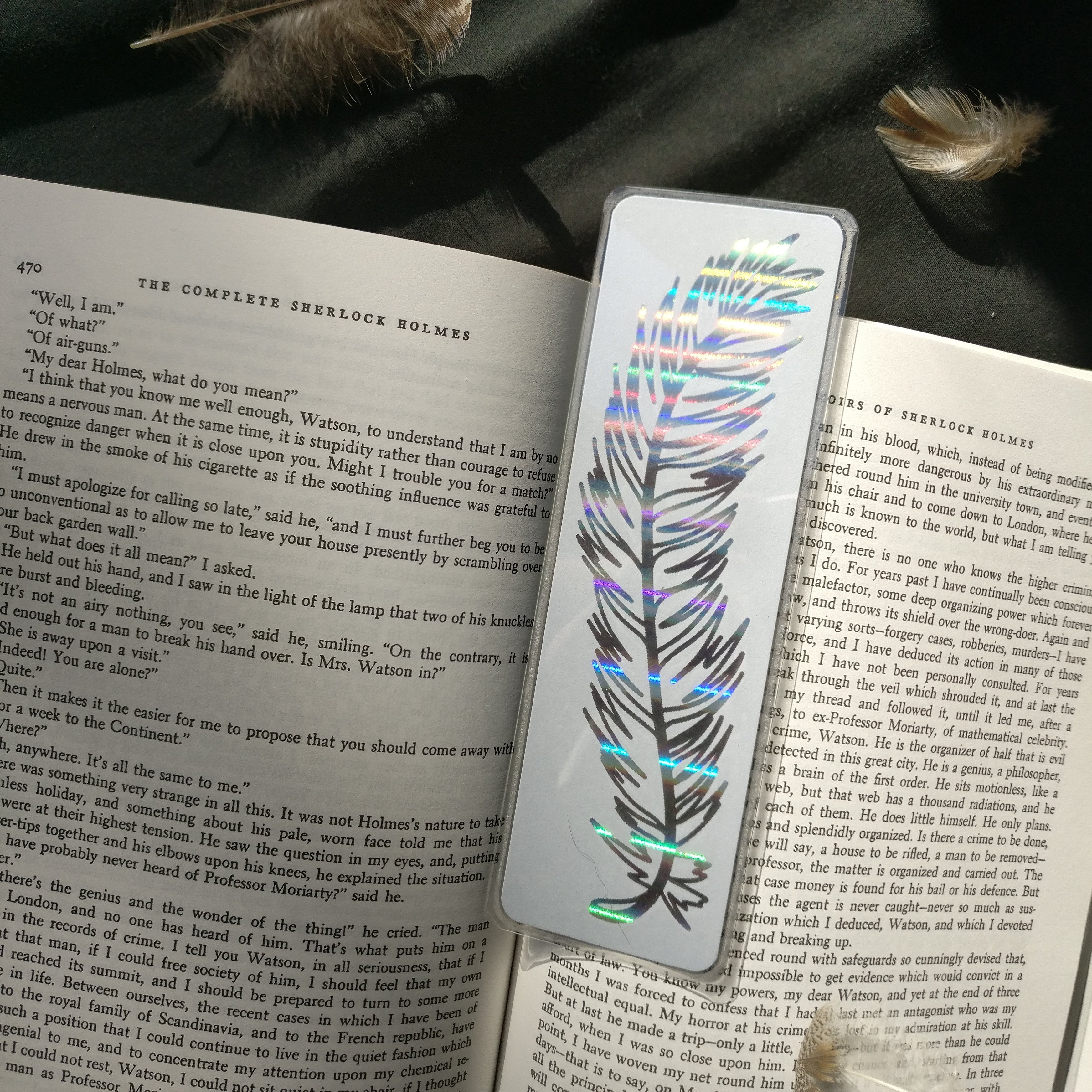 Foil Feather Bookmark