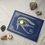 Gold foiled Eye of Horus print without mount.