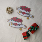 Poinsettia Banner Sticker