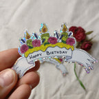 Happy Birthday Vinyl Sticker