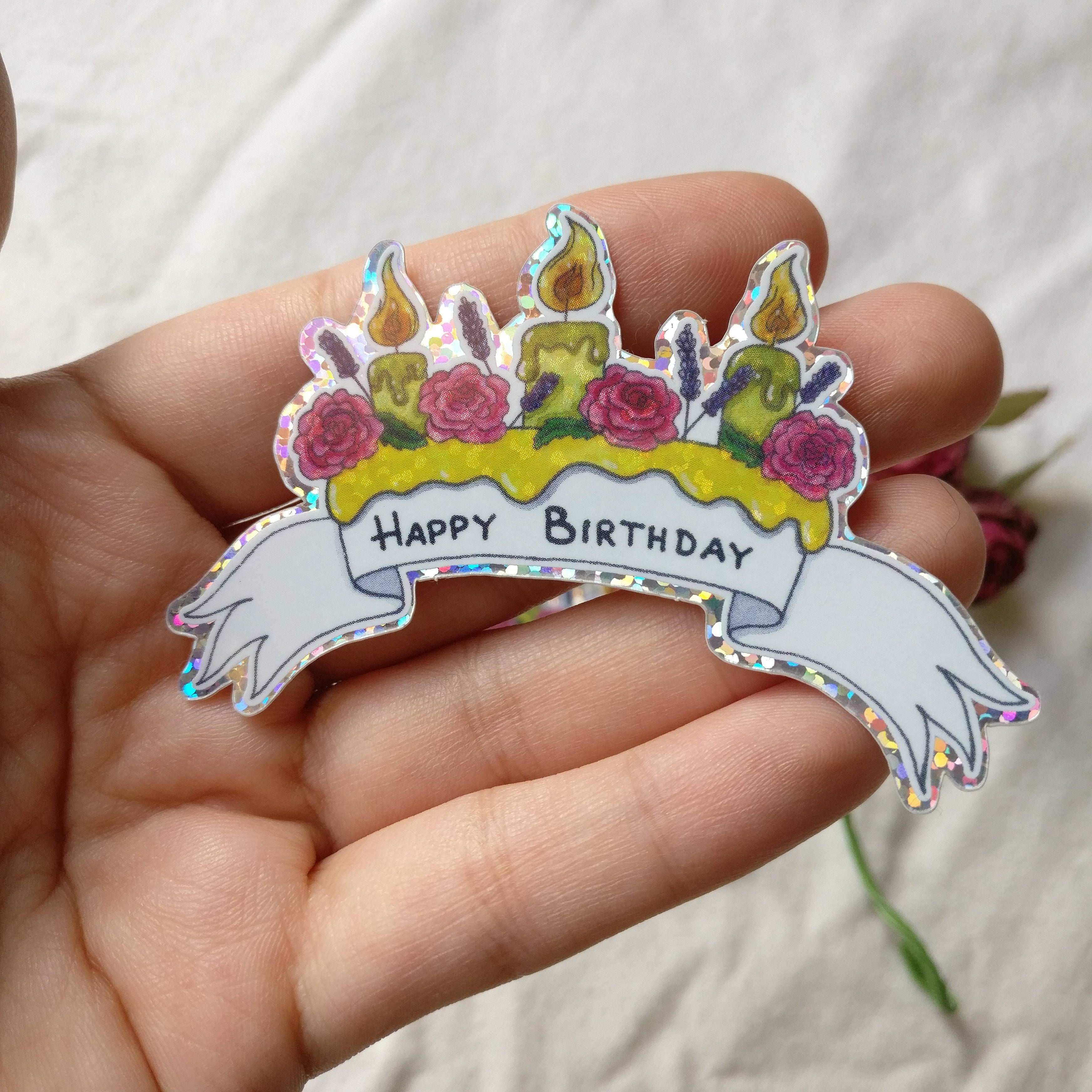 Happy Birthday Vinyl Sticker