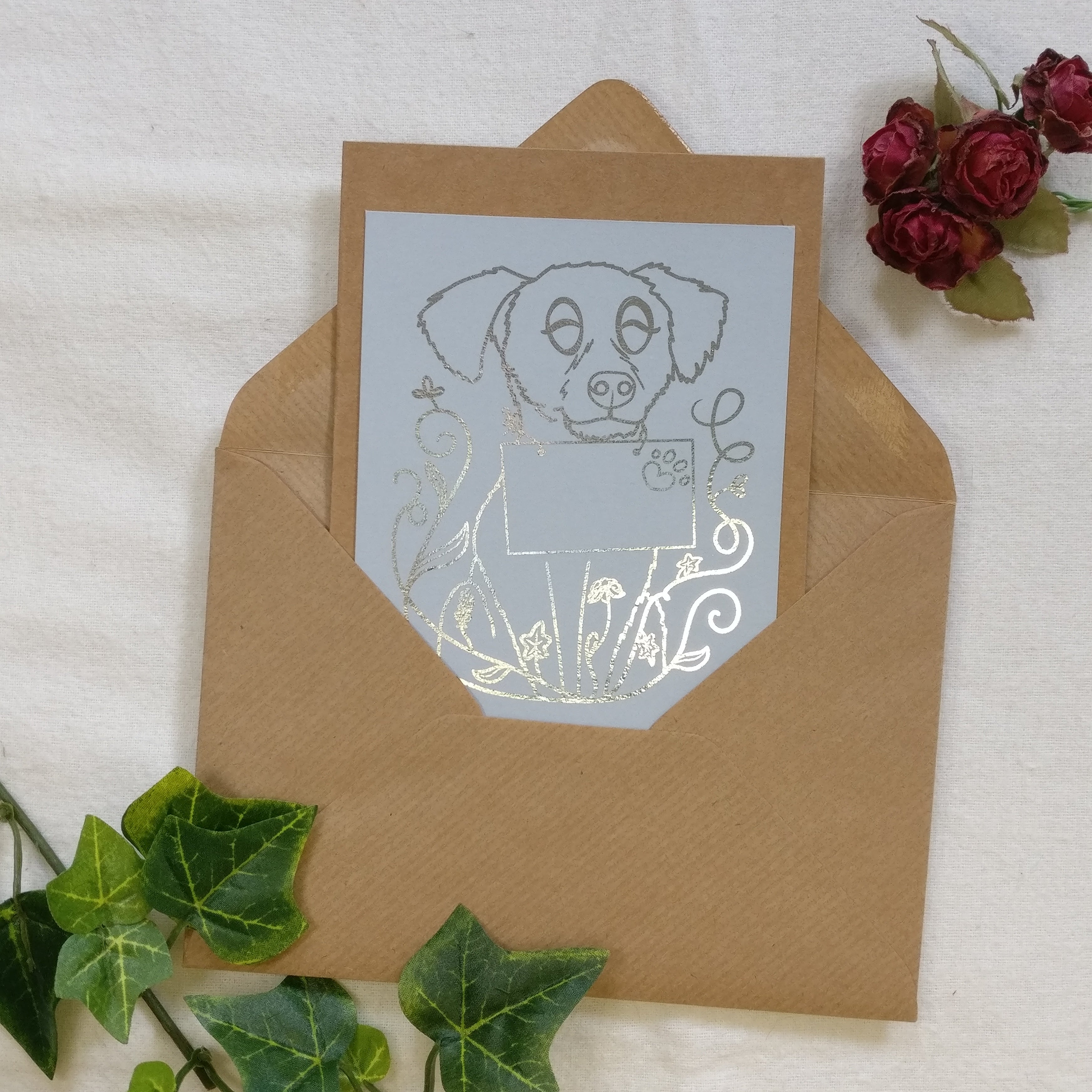 Dog Mail Greeting Card