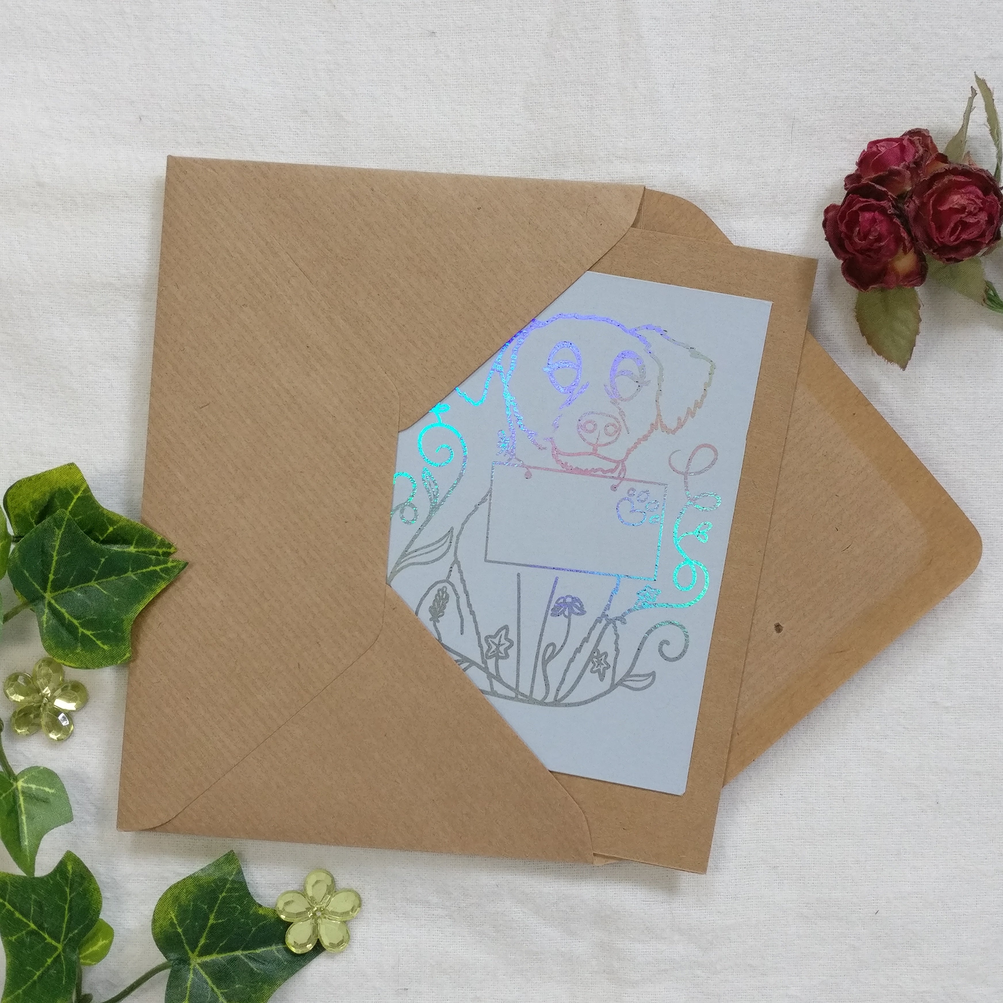 Dog Mail Greeting Card