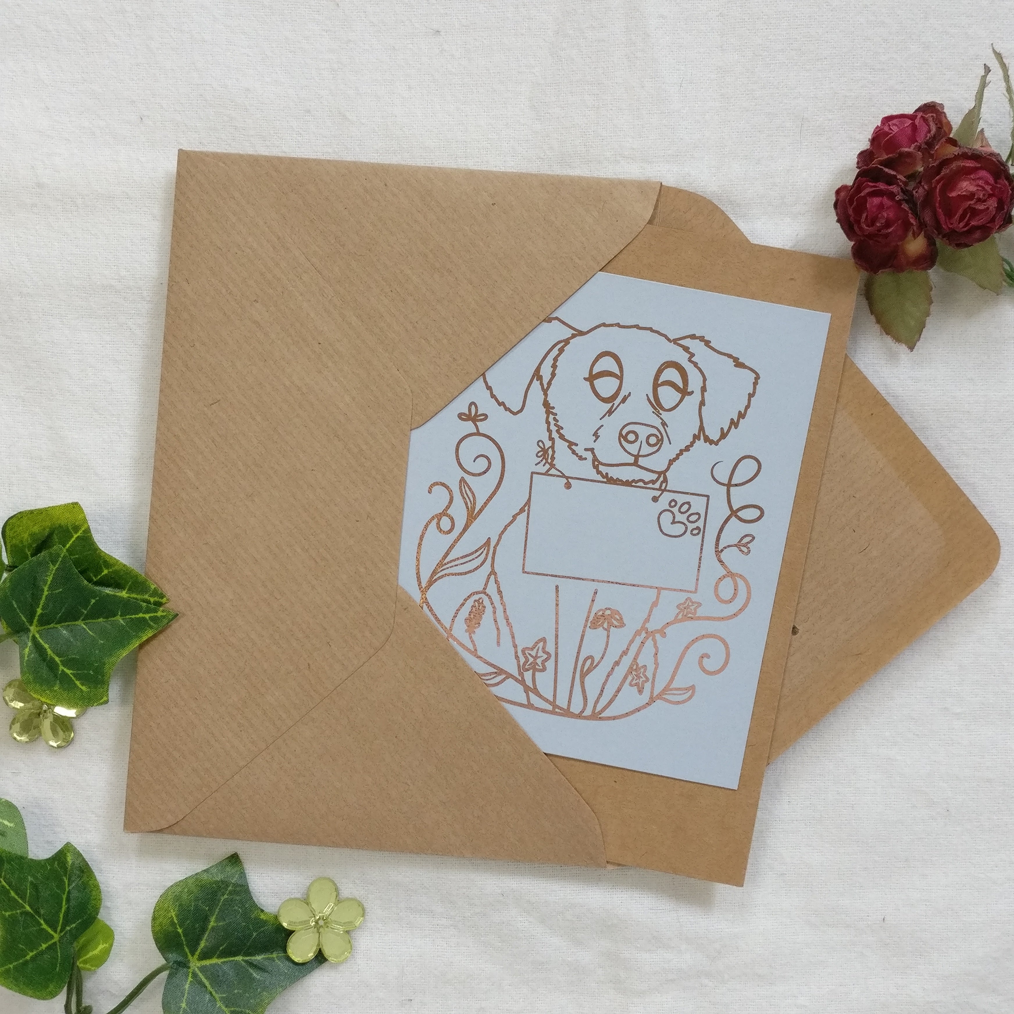 Dog Mail Greeting Card