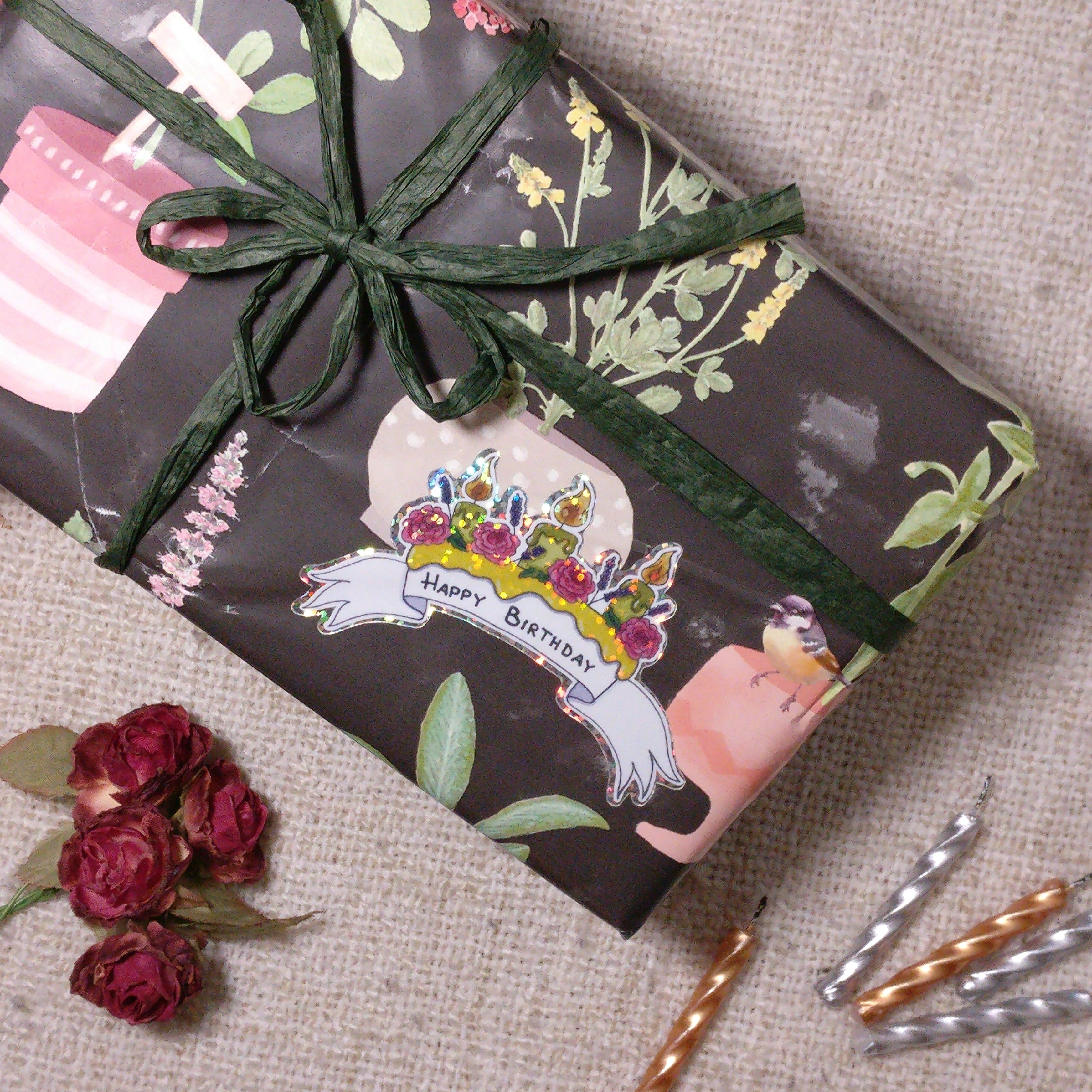 Happy Birthday Vinyl Sticker