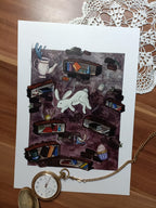 Down the Rabbit Hole Art Print