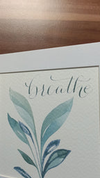Breathe - Original Watercolour Illustration